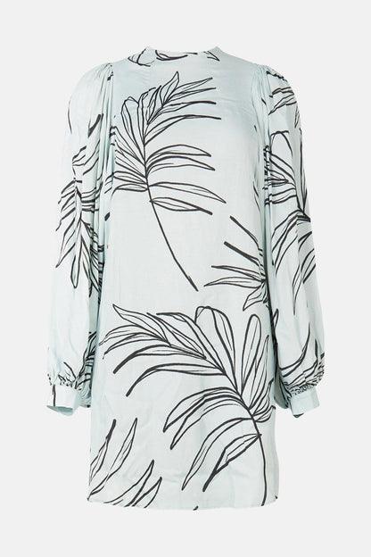 Raveena short dress with baloon sleeves (QC5855)