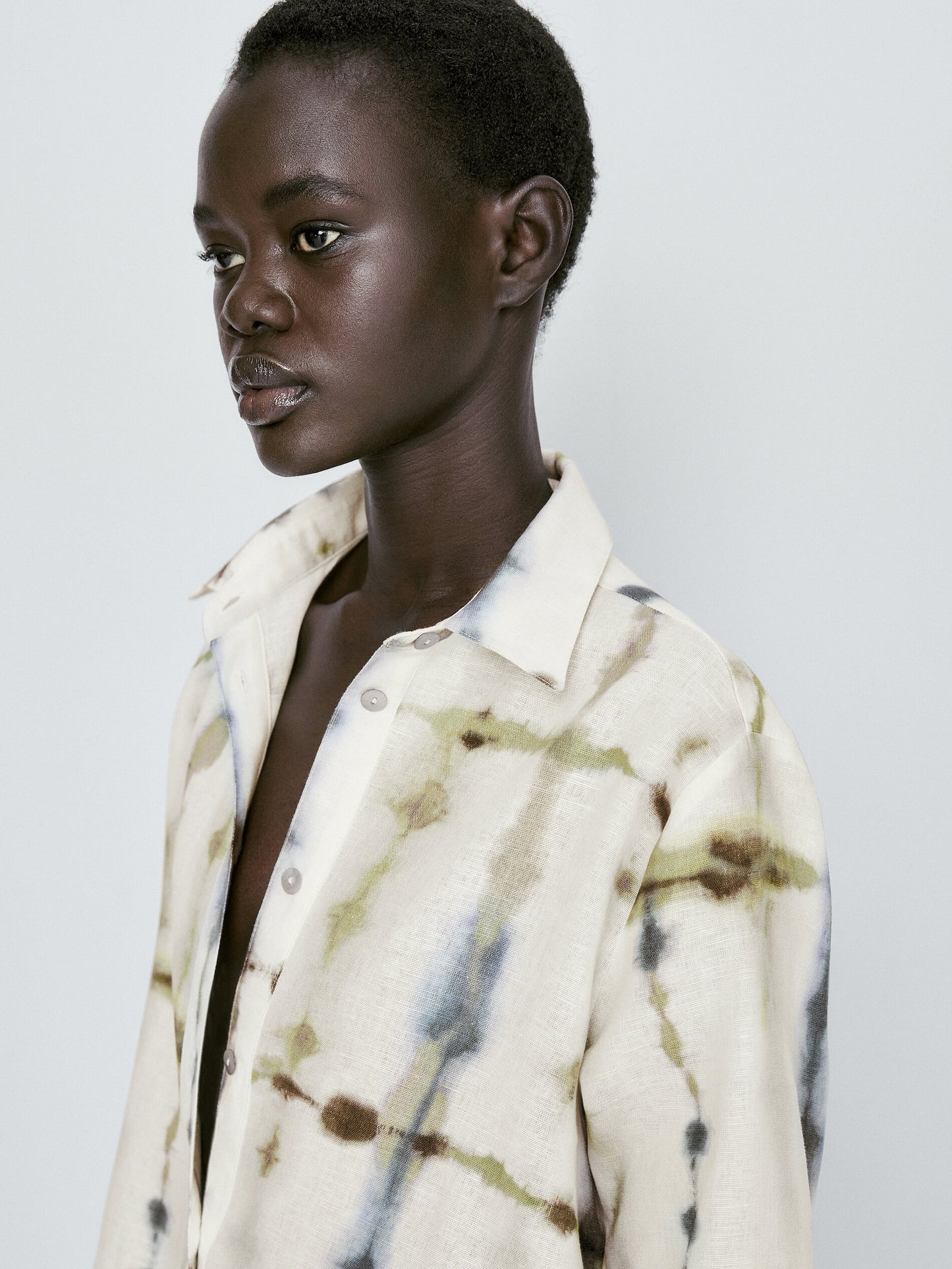 Leena shirt dress (QC5902)(without belt)