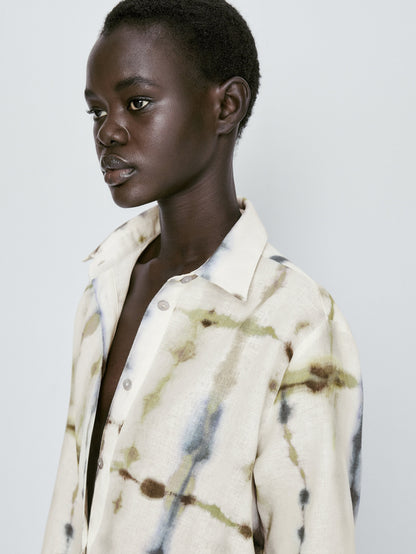 Leena shirt dress (QC5902)(without belt)