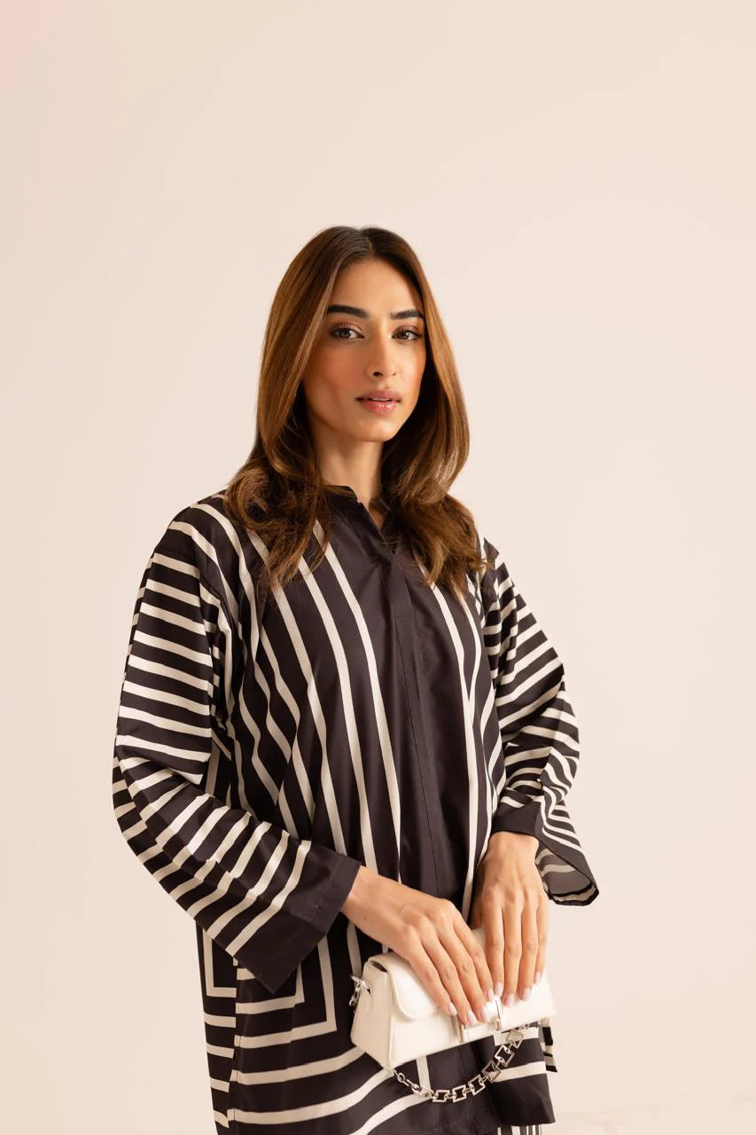 Illusion statement black co-ord set (QC1028)