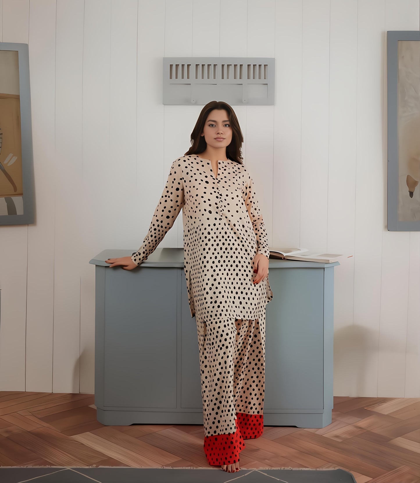 Polka Coord Set (QC6069)