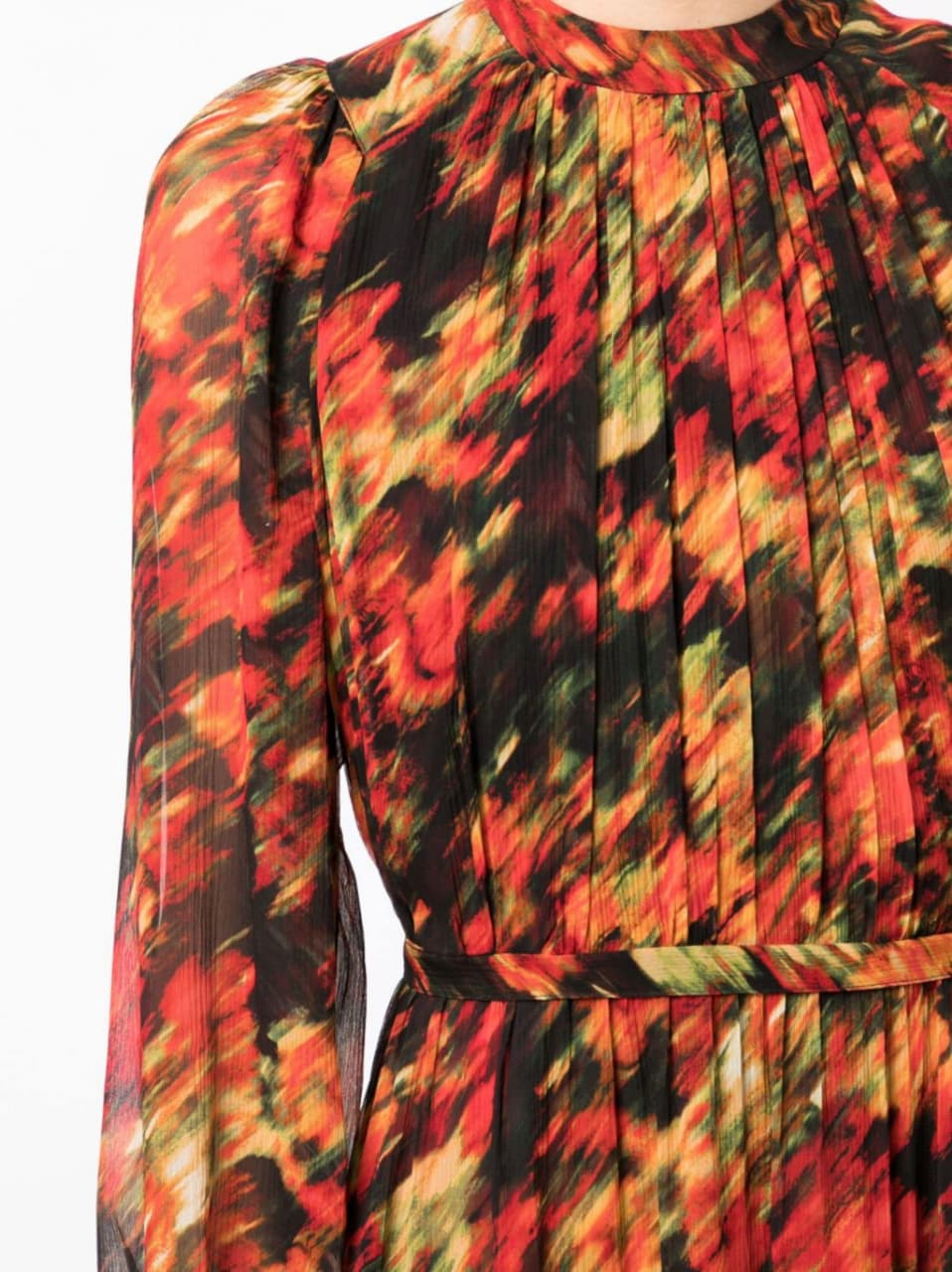 Stella statement dress with belt (QC5932)