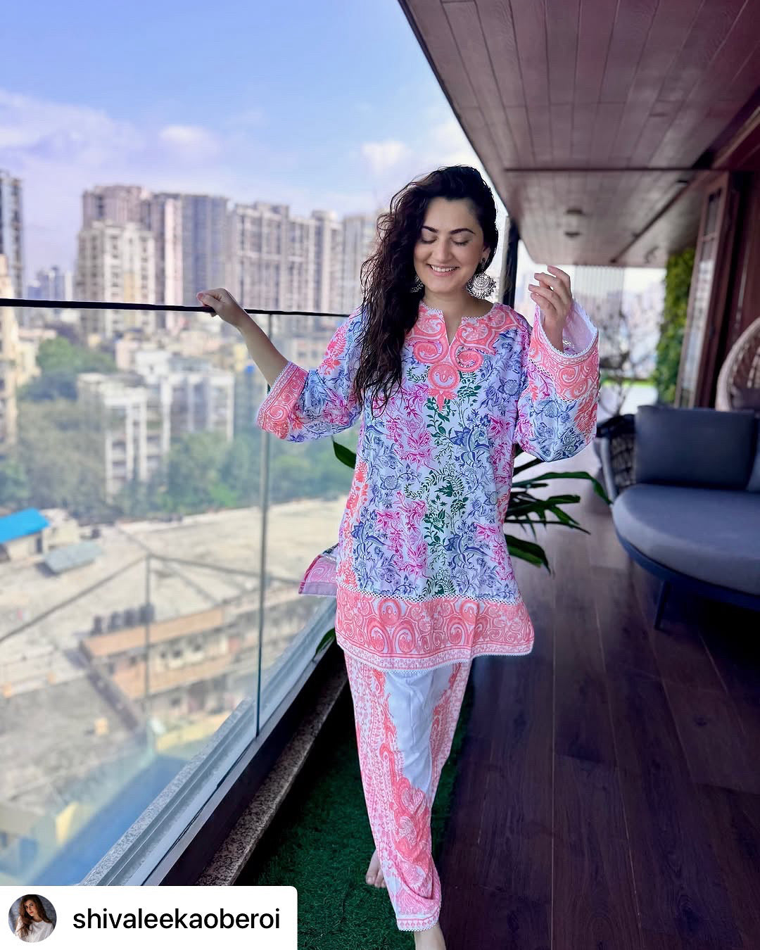 Posha Co-ord Set (QC6058)