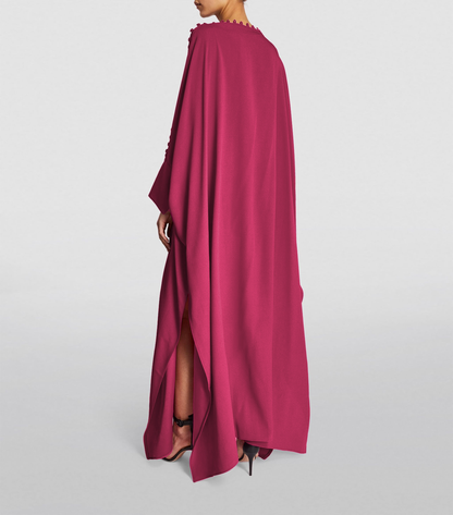 Bonnie statement magenta dress (QC7037)