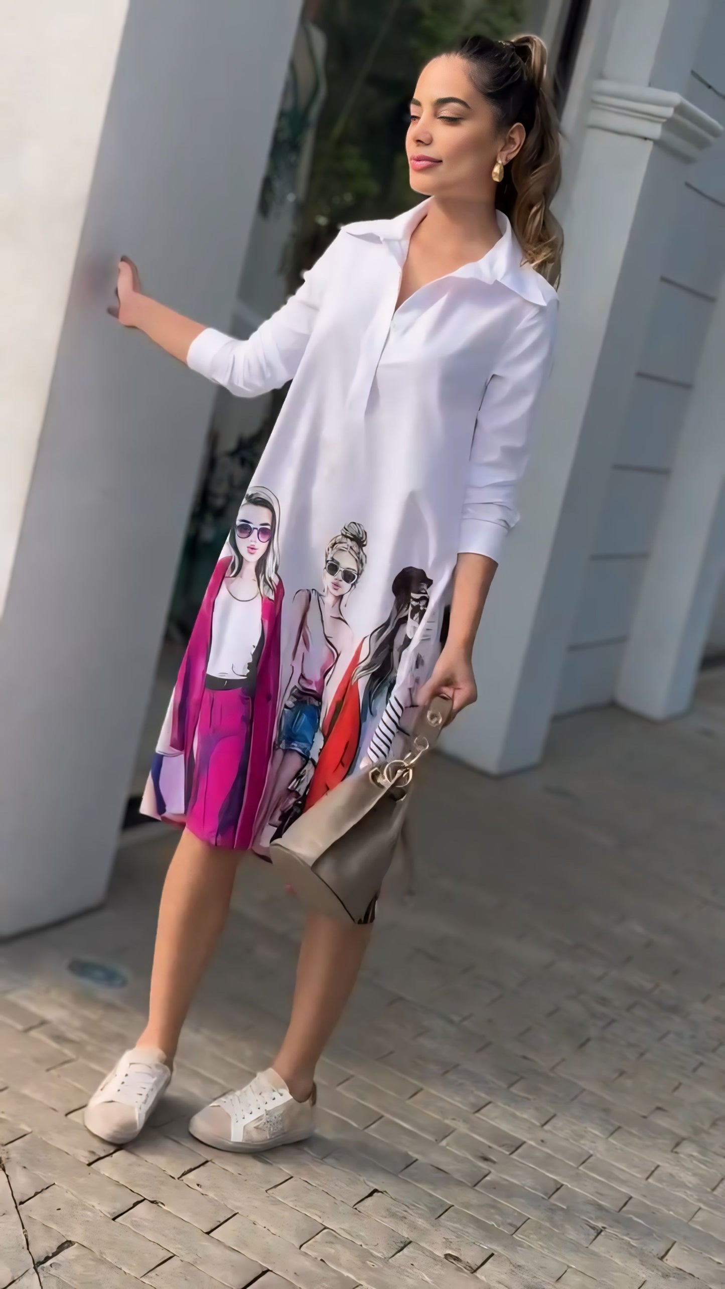 Sea shirt dress (QC2031)